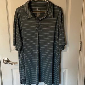 Grey/light grey striped polo